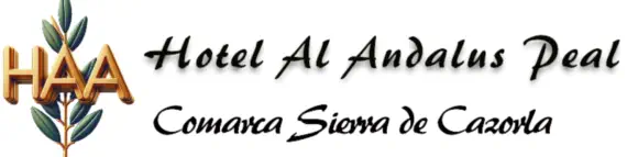 logotipo del hotel al andalus peal, en cazorla comarca